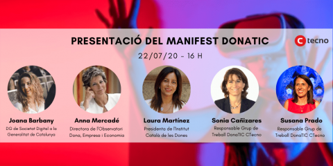 Acte presentació del Manifest DonaTIC