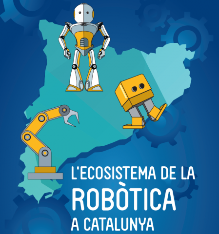 Part de la portada de l'Estudi de l’ecosistema de la robòtica a Catalunya