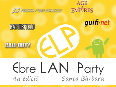 Part del cartell de la 4a edició de l'Ebre LAN Party