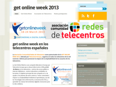 Bloc estatal de la Get Online Week 2013