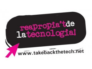 Logotip de la campanya "Reapropia't de la tecnologia!"