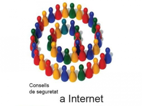 Cartell de la xerrada "Consells de seguretat a Internet"