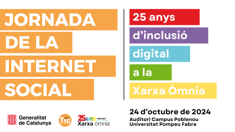 Imagen de la 'Jornada de la Internet Social: 25 años de inclusión digital en la Red Òmnia'
