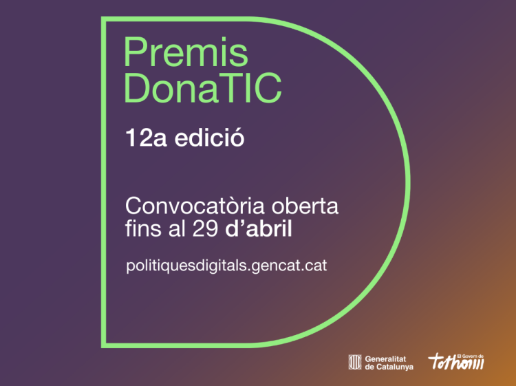 Imatge dels Premis DonaTIC 2026