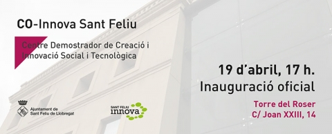 Anunci de la inauguració de CO-Innova Sant Feliu