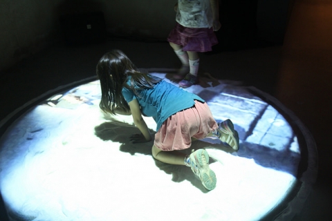 Children in the X Mostra Sonora i Visual