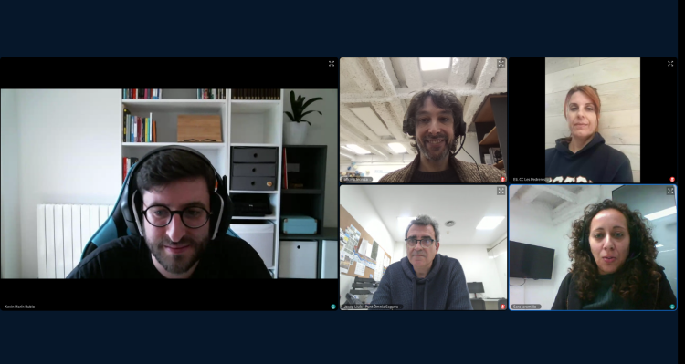 Imatge de trobada virtual