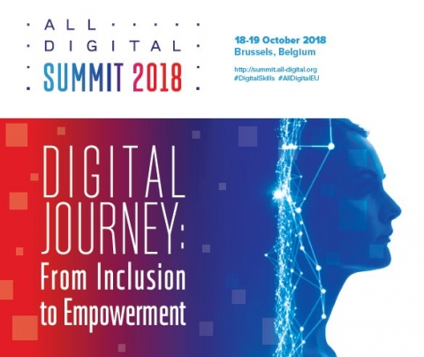 Cartell de l'ALL DIGITAL Summit 2018 2018