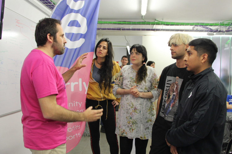 Young people from the EnfocaT project