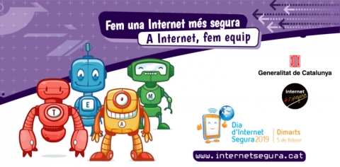 Cartell d'Internet Segura pel Dia de la Internet Segura 2019
