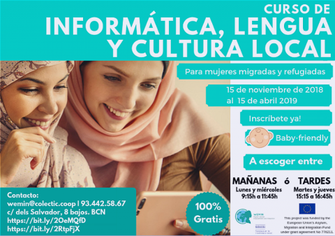Cartell del curs 'Informàtica, llengua i cultura local'