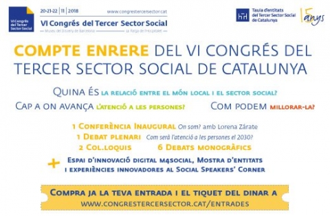 Compte enrere per al VI Congrés del Tercer Sector Social