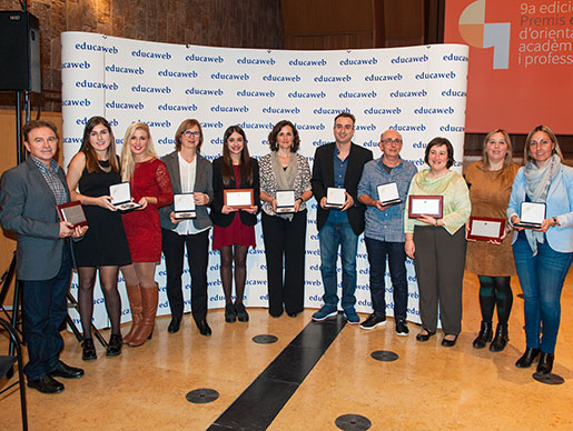 Foto de grupo de los Premios Educaweb 2016