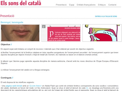 Aprendre “els sons del català” per Internet