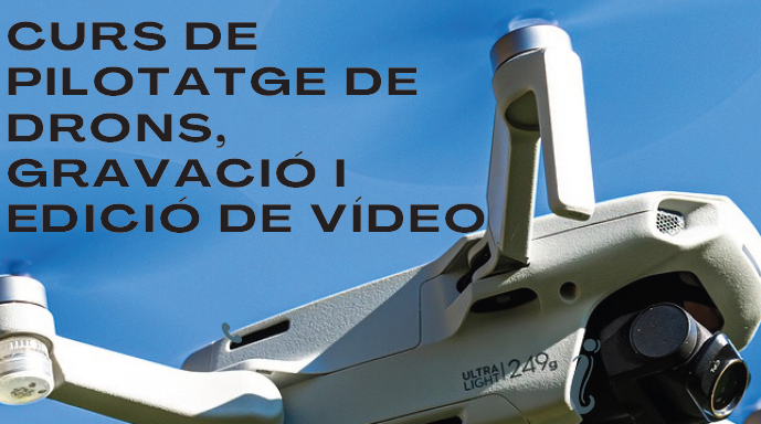 Banner curs pilotatge de drons a l'Alta Ribagorça