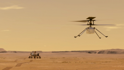 Imagen del Helicops Mars Ingenuity