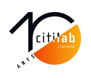 Logotip del 10è aniversari del Citilab