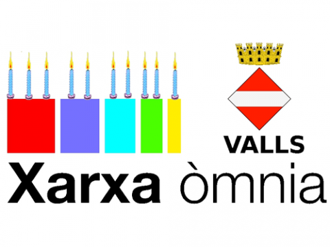 Logo 10 anys Òmnia Valls