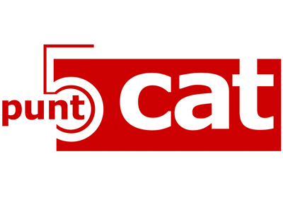 Logotip dels 5 anys de puntCAT