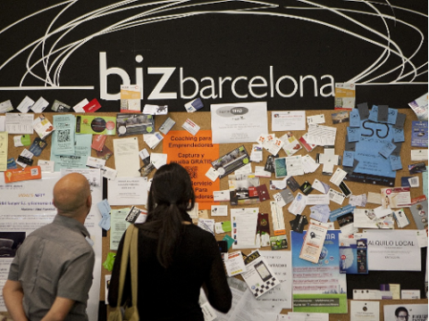 Visitants al saló Biz Barcelona