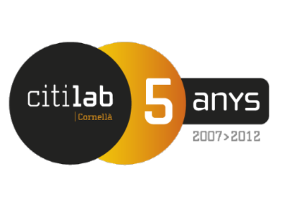 Logo del cinquè aniversari del Citilab