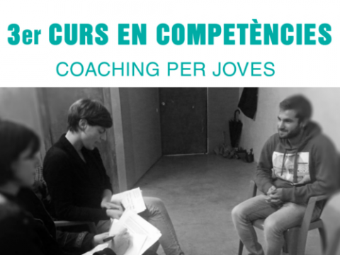 Part del cartell de la tercera edició del curs "Competències: coaching per Joves"