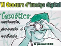 Cartell del VI Concurs 'Imatge Digital de Santa Bàrbara