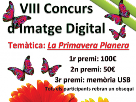 Part del cartell del VIII Concurs d'Imatge Digital de Santa Bàrbara