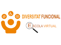 Logotip de l'Escola Virtual de la Diversitat Funcional