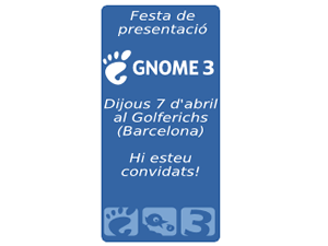 Festa llançament GNOME 3.0