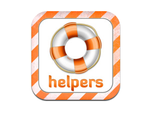 Logotip de Helpers, una de les aplicacions del dossier DIXIT