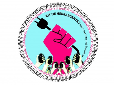 Imatge de difusió del taller online Kit de Herramientas para una Internet feminista. Il·lustració: Alina Zarekaite