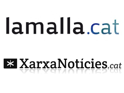 Logotips de la LaMalla.cat i XarxaNoticies.cat