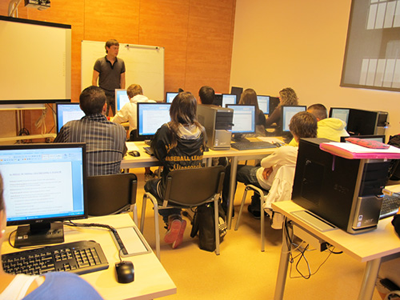 Classes d'informàtica de PQPI al CTC Masquefa