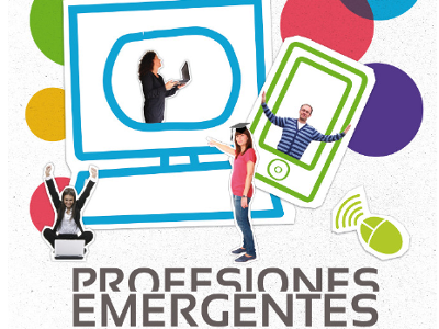 Part del cartell de l'exposició de professions emergents del Consorcio IdenTIC