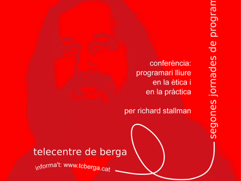 Cartell de les Segones Jornades de Programari Lliure al Berguedà