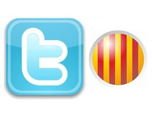 Twitter i bandera catalana. Imatge de: www.somdigitals.cat/2011/01/peticio-per-a-que-twitter-es-deixi-traduir-al-catala/
