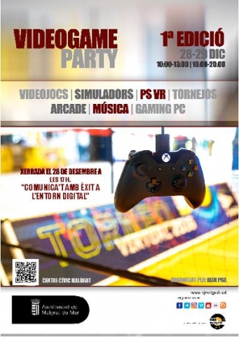 Videogame party in Malgrat de Mar