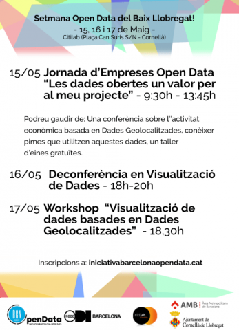 Programa de la Semana Open Data del Baix Llobregat 2018