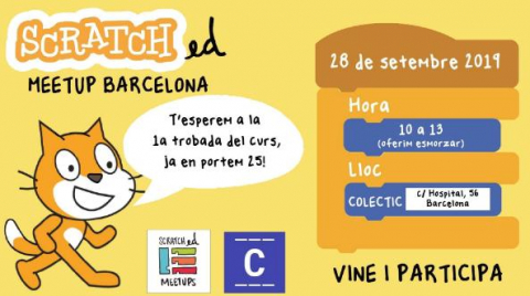 Imatge de la 25a Trobada ScratchEd Meetup Barcelona