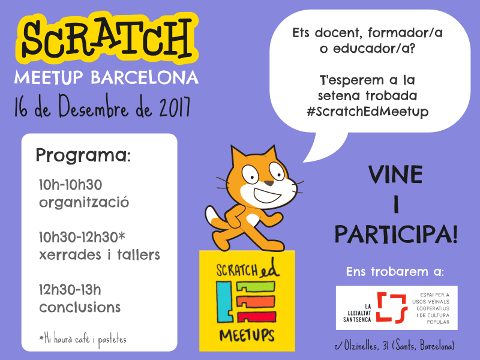 7a trobada ScratchEd Meetup Barcelona