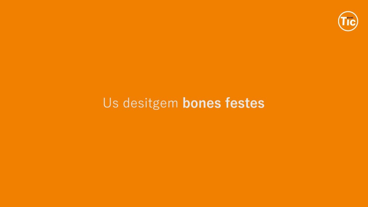 Embedded thumbnail for Bones festes i bon any TIC 2021!