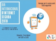 Cartell de l'activitat que organitza l'Òmnia CPS Francesc Palau en el marc del Dia de la Internet Segura