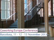 Conferència Europea de Coworking 2013 a Barcelona