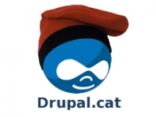 Logotip actual de Drupal.cat
