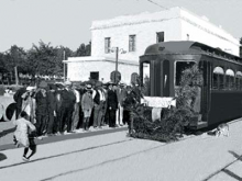 Foto antiga del tramvia de Rubí