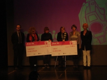 Foto de les premiades al lliurament de premis de Femitic