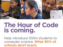 Crida per participar a la Hour of Code