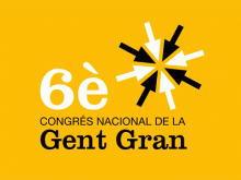 Logotip del 6è Congrés Nacional de la Gent Gran