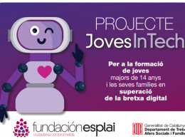 Imatge del programa #JovesInTech 